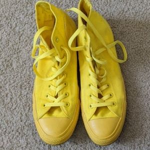 Solid Yellow Converse